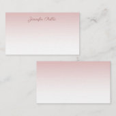 Roos Gold Calligraphy Script Name Elegant Sjabloon (Voorkant / Achterkant)