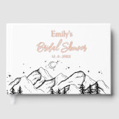 Roos Gold Camp Bride Vrijgezellenfeest Gastenboek (Voorkant)