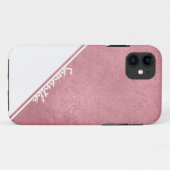 Roos Gold Case-Mate iPhone Case (Achterkant (horizontaal))
