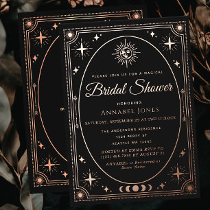 Roos Gold Celestial Black Tarot Kaart Vrijgezellen