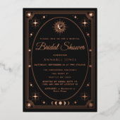 Roos Gold Celestial Black Tarot Kaart Vrijgezellen (Voorkant)