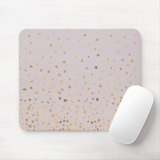 Roos Gold Champagne Bubbles Mousepad Muismat (Met muis)