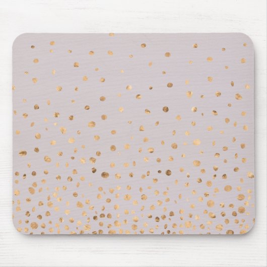 Roos Gold Champagne Bubbles Mousepad Muismat (Voorkant)