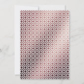 Roos Gold Change of Plans Postponed Wedding Kaart (Achterkant)