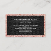 Roos Gold Cherry Cupcake Pastry Chef Bakery Visitekaartje (Achterkant)