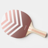 Roos Gold Chevrons Tafeltennisbatje (Zijkant)