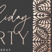 Roos Gold Chic Arts & Crafts Style Vakantie Feest Folie Feestdagenkaart