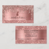 Roos Gold Chic Cleaning Services Visitekaartje (Voorkant / Achterkant)