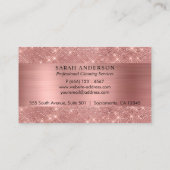 Roos Gold Chic Cleaning Services Visitekaartje (Achterkant)