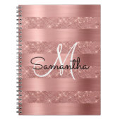 Roos Gold Chic-monogram Notitieboek (Voorkant)