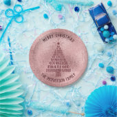 Roos Gold Christelijke kerstscripts - Naam toevoeg Papieren Bordje (Feest)