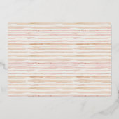 Roos Gold Classic  Mandala Wedding Invite Folie Uitnodiging (Achterkant)