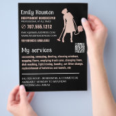 Roos Gold Cleaner Silhouette, portier, maid Flyer (Hand)