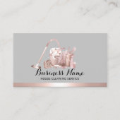 Roos Gold Cleaning Service Maid Housekeeping Visitekaartje (Voorkant)