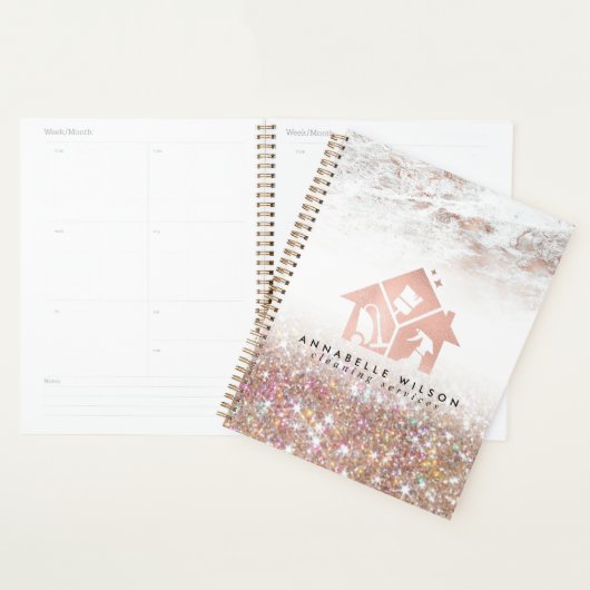 Roos Gold Cleaning Services Benoeming Book Planner (Display)
