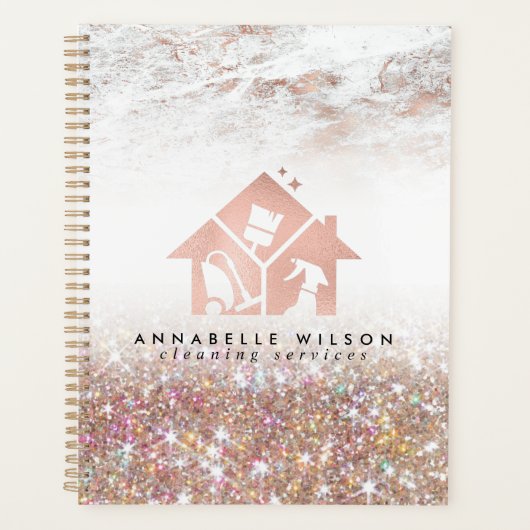 Roos Gold Cleaning Services Benoeming Book Planner (Voorkant)