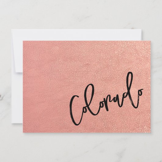 Roos Gold Colorado Passport bedankpas Bedankkaart (Achterkant)