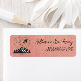 Roos Gold Colorado Passport Etiket