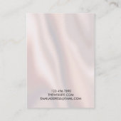 Roos Gold Colour Shift Zijde voor het bezorgen van Visitekaartje (Achterkant)