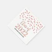 Roos Gold Confetti Klasse 2022 Servet (Hoek)