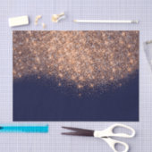 Roos Gold Copper Metallic Glitter Blue Navy Maroon Tissuepapier (Craft)