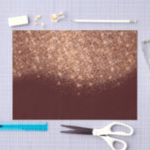 Roos Gold Copper Metallic Glitter Burgundy Maroon Tissuepapier (Craft)