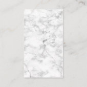 Roos Gold Copper Palm Beach Marble Wedding Website Informatiekaartje (Achterkant)
