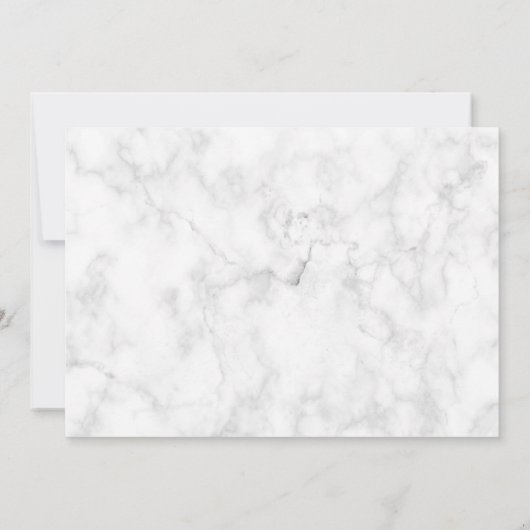 Roos Gold Copper Palm Tree Marble Photo Wedding Save The Date (Achterkant)