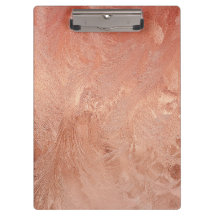 Roos Gold Copper Peach Sand Grain Swirl Metallic