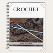 Roos Gold Crochet Planner (Voorkant)