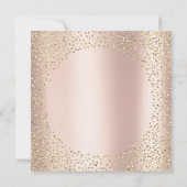 Roos Gold Crystals Stippen Confetti Champaigne Gol Kaart (Achterkant)