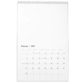 Roos Gold Custom Business Kalender (Feb 2027)