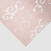 Roos Gold Damask Patroon Tissuepapier (Detail)