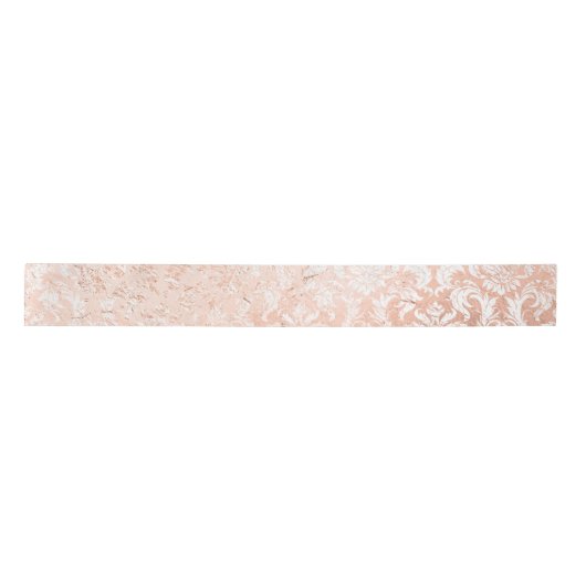 Roos Gold Damask Satijnen Lint (Voorkant)