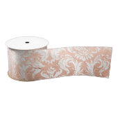 Roos Gold Damask Satijnen Lint (Spoel)