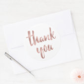 Roos Gold Dank u stickers (Envelop)