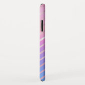 Roos Gold Diagonal Stripes Pattern Case-Mate iPhone Case (Achterkant/rechts)