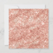 Roos Gold Diamond bestudeerde Folie 40e verjaardag Kaart (Achterkant)