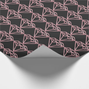 Roos Gold Diamond Cadeaupapier