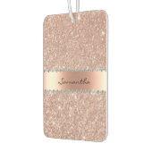 Roos Gold Diamond Glitter Bling Monogram Luchtverfrisser (Links)