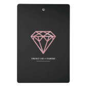 Roos Gold Diamond Mini Klembord (Achterkant)