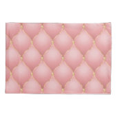Roos Gold Diamonds Tufted Pillow Hoesje Kussensloop (Achterkant)