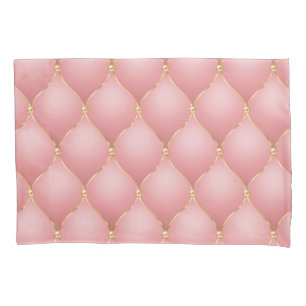 Roos Gold Diamonds Tufted Pillow Hoesje Kussensloop