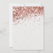 Roos Gold Dirty 30 Thirty Birthday Party Kaart (Achterkant)