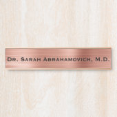 Roos Gold Doctor's Kantoor Deurbord Deurbordje (Voorkant)