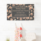 Roos Gold Dog Business Paw Print Spandoek (Insitu)