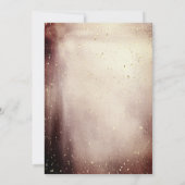 Roos Gold Dress Confetti Lights Sweet 16 Kaart (Achterkant)