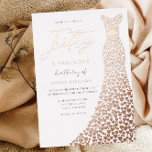 Roos Gold Dress Fabulous 50th Birthday Party Folie Uitnodiging<br><div class="desc">Roos Gold Dress Fabulous 50th Birthday Party Folie Uitnodiging tot vijftig en verbazingwekkend Bekijk andere uitnodigingen in onze niche en nestwinkel</div>