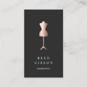 Roos Gold Dress-formulier | Seamstress Tailor Desi Visitekaartje (Voorkant)