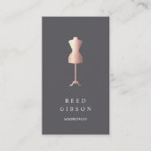 Roos Gold Dress-formulier | Seamstress Tailor Desi Visitekaartje (Voorkant)